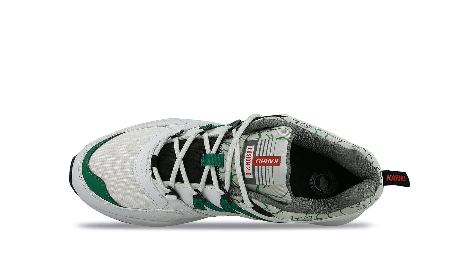 Karhu Fusion 2.0 sneakers White Ultramarine Green pelle