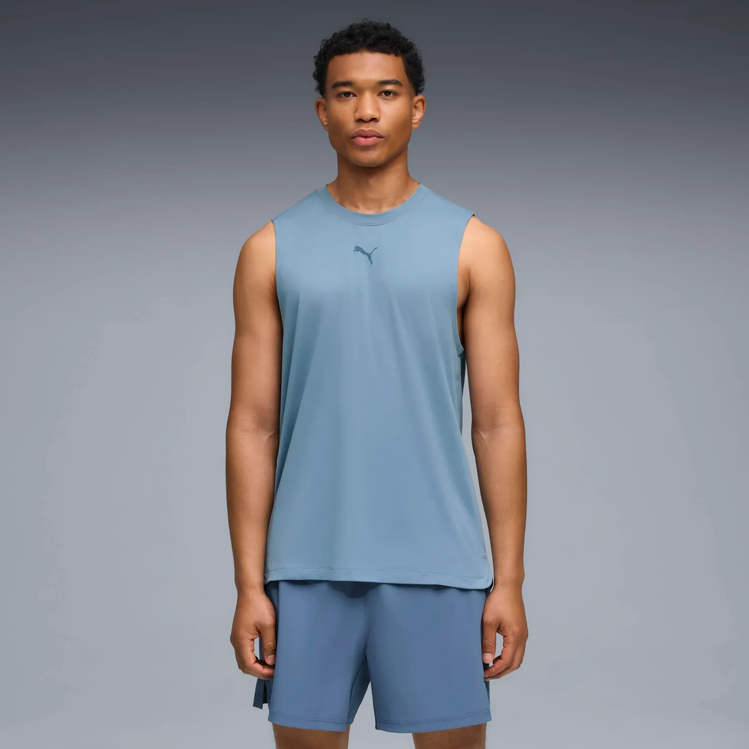 Puma Cloudspun canotta training uomo nera leggera