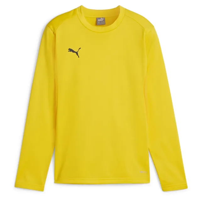 Puma Teamgoal felpa allenamento bimbi gialla