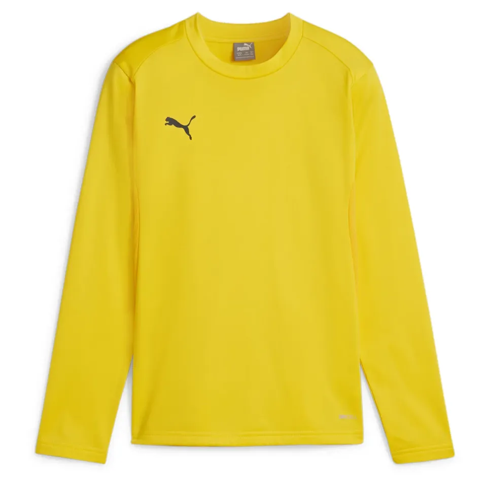 Puma Teamgoal felpa allenamento bimbi gialla