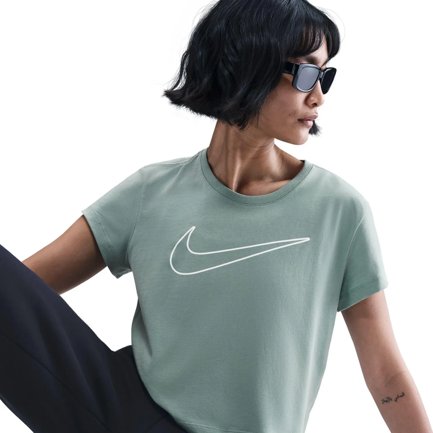 Nike Club t-shirt donna cotone manica corta