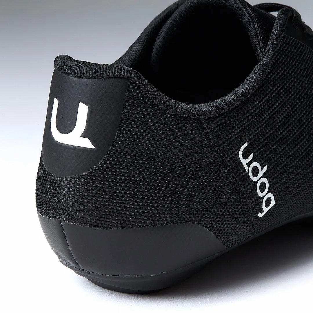 Udog Tensione Pure Black scarpe strada 3 fori