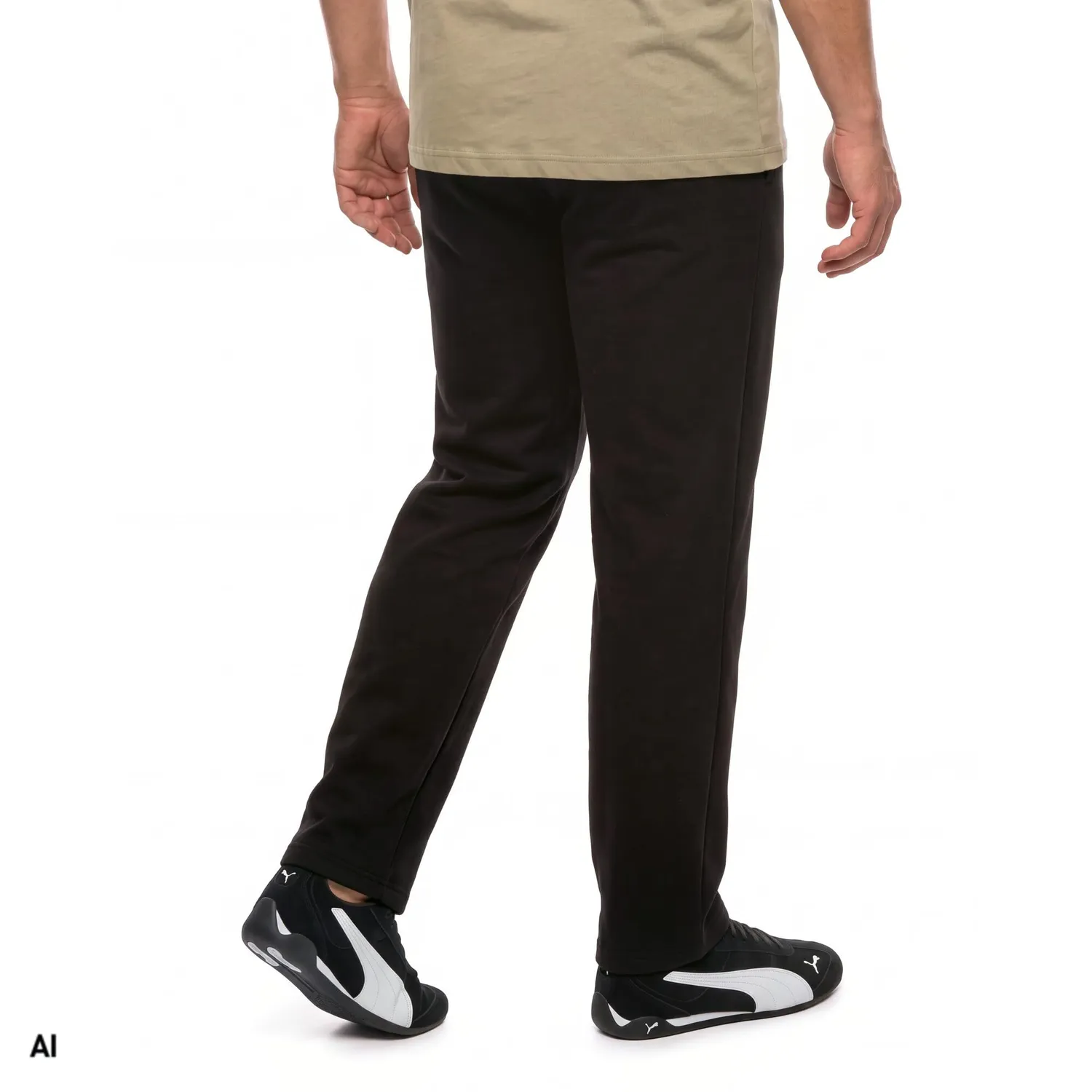 PUMA Ess No.1 Logo Sweatpants pantaloni uomo Nero tuta