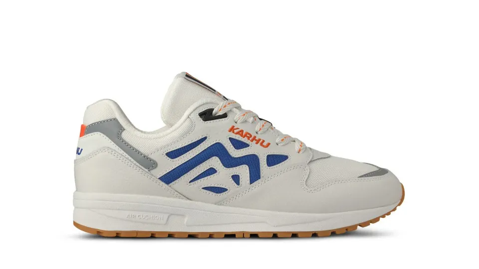 Karhu Legacy 96 sneakers Blanc de Blanc Dazzling Blue pelle