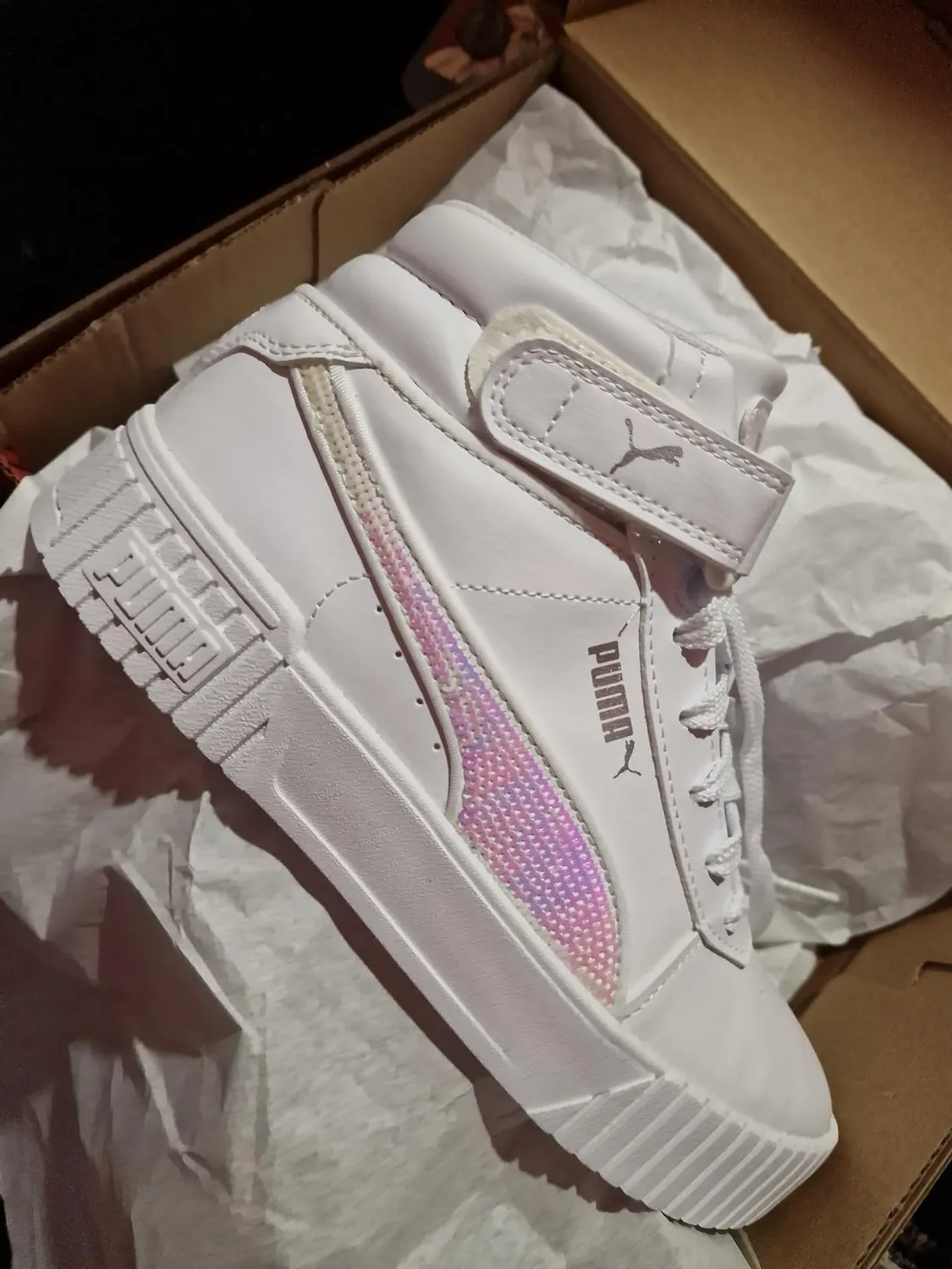 PUMA Carina 2.0 sneakers mid donna bianche