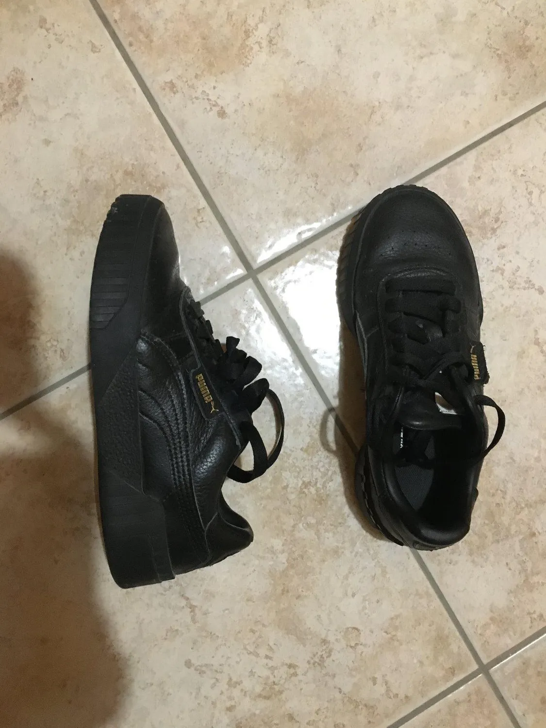 Puma Cali sneakers donna bianche pelle anni 80
