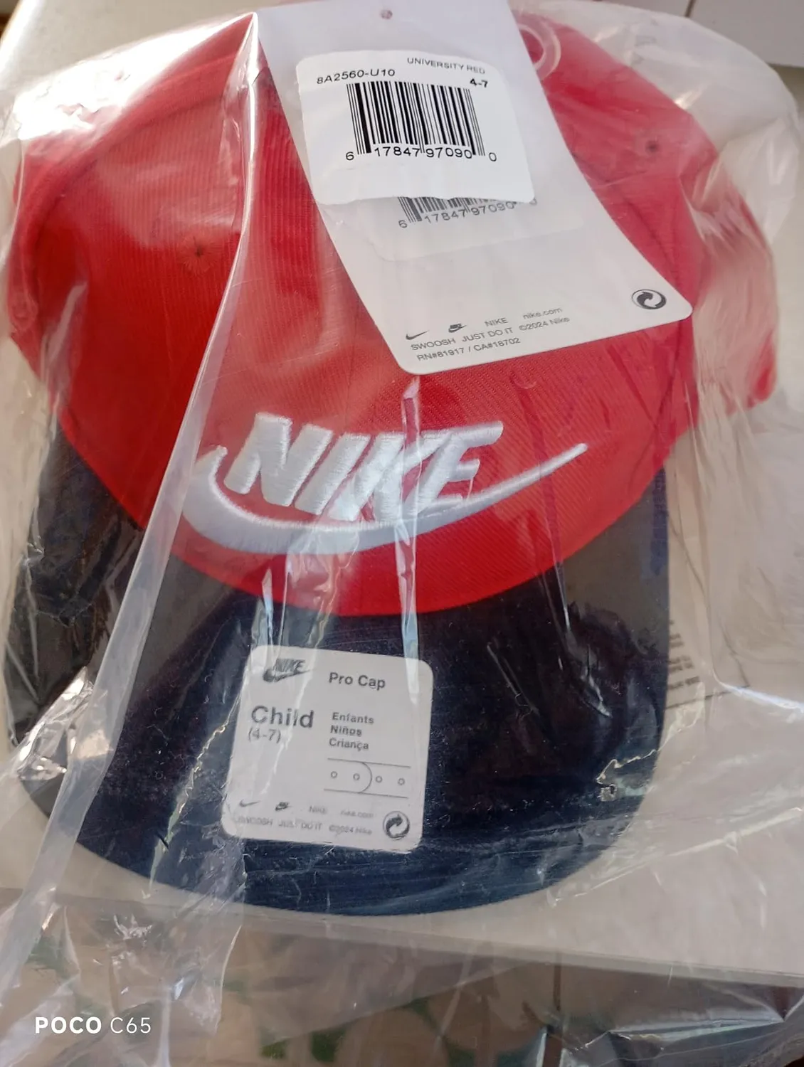 Nike True Limitless Snapbk berretto rosso University Red