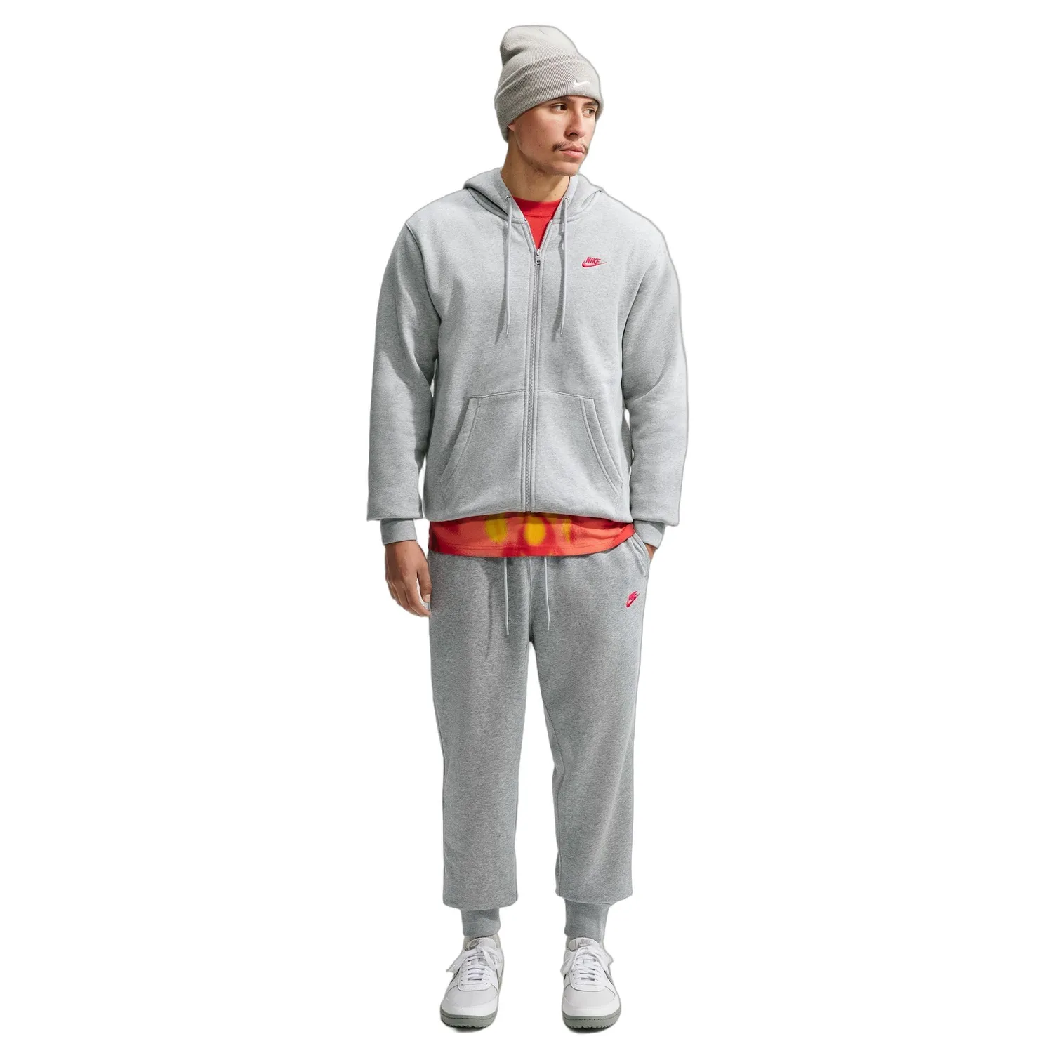 Nike Club Ft Jogger pantaloni grigio french terry