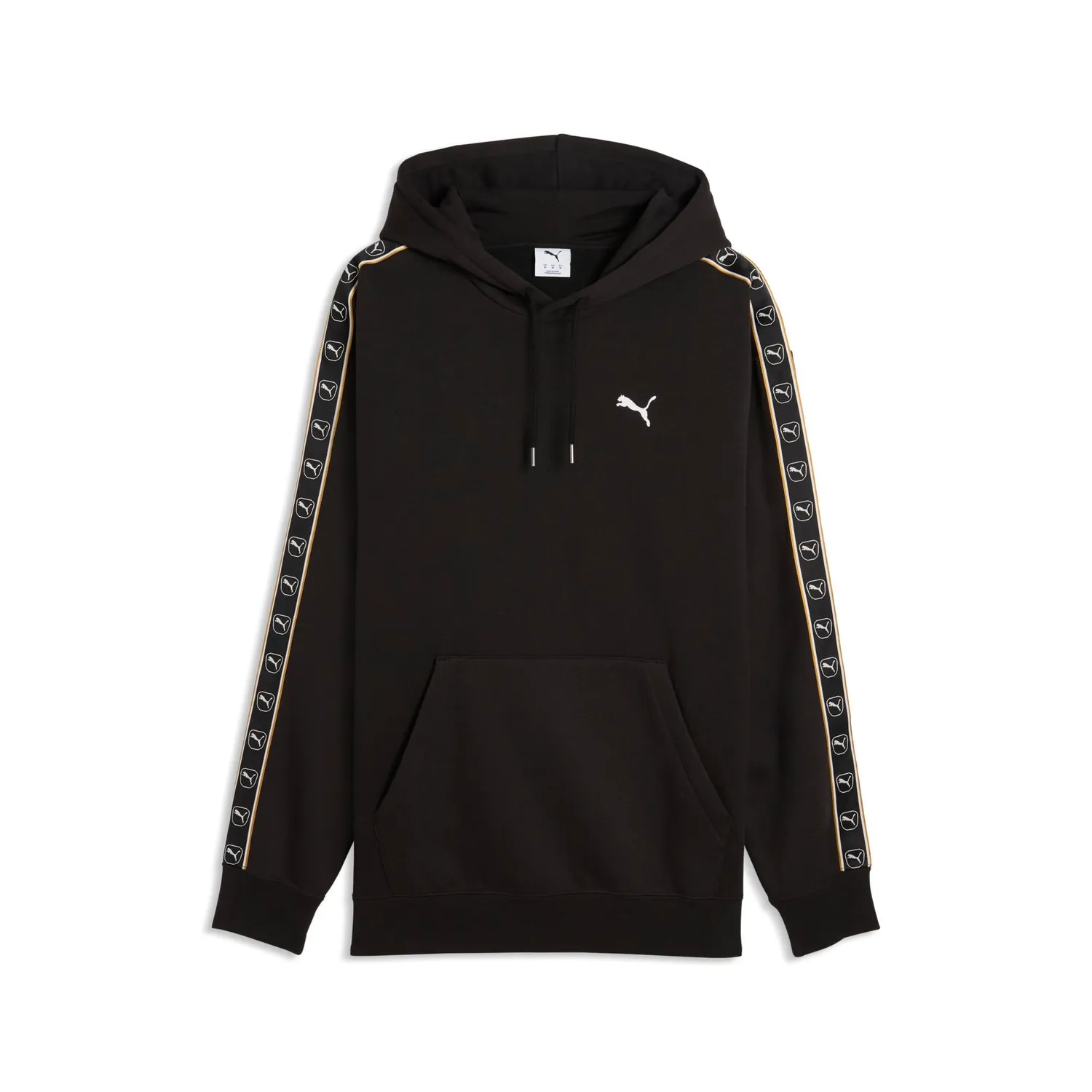 PUMA ESS Elevated Tape Relaxed felpa cappuccio uomo pile