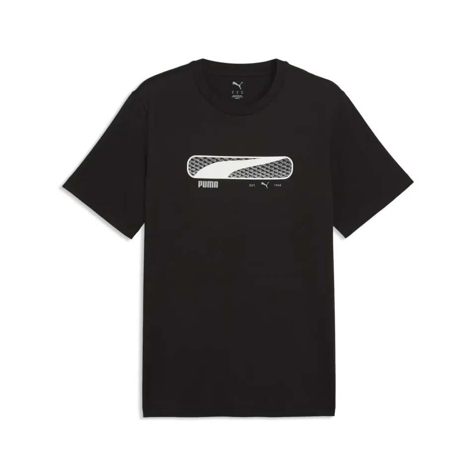 Puma Sport Logo Play t-shirt uomo nera