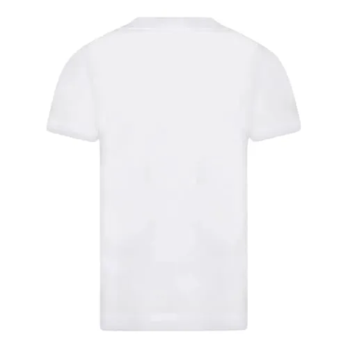 Nike Dri-Fit Felpa Zip Bambino 6-7 Anni Bianca Training