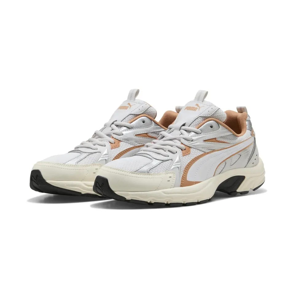 Puma Milenio Tech scarpe training bambino grigio rosso