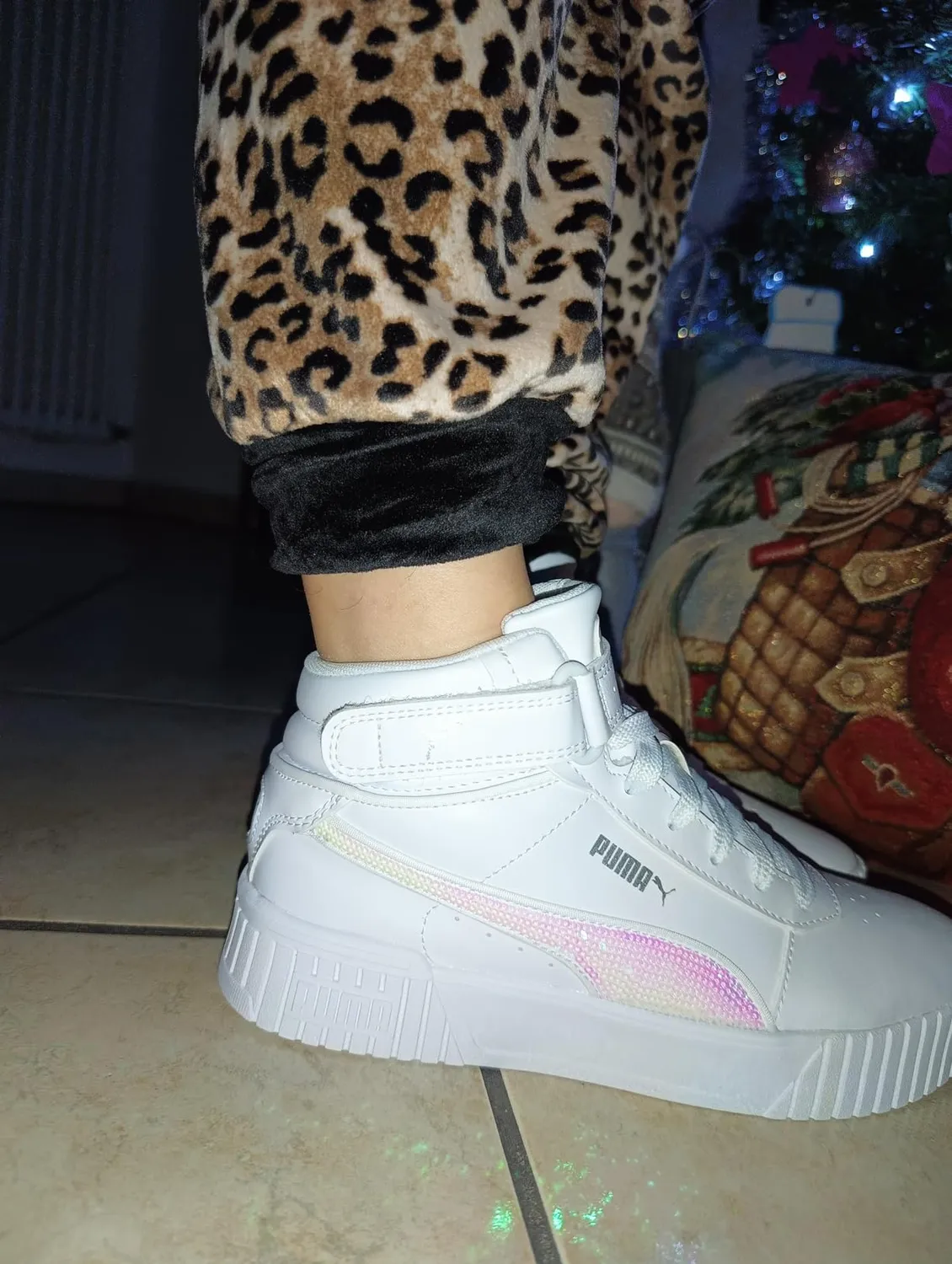 PUMA Carina 2.0 sneakers mid donna bianche