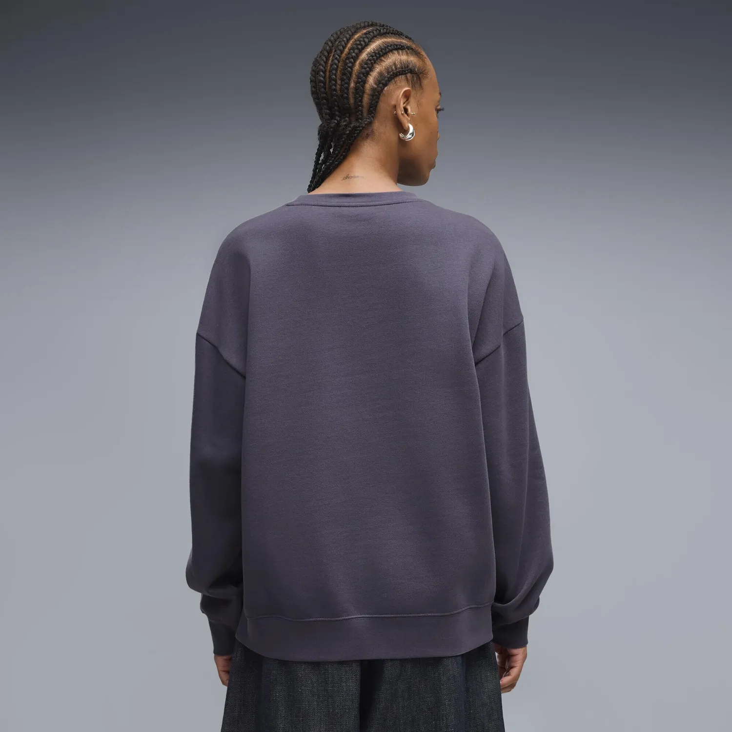 PUMA Essentials felpa donna oversize girocollo