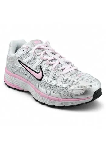 Nike P-6000 Sneakers Donna 37.5 Platino Rosa retrò
