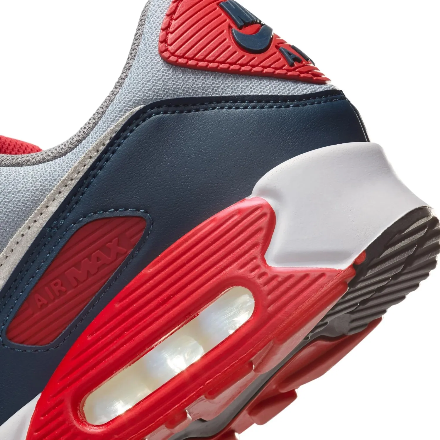 Nike Air Max 90 sneakers uomo grigio blu rosso 40.5 EU