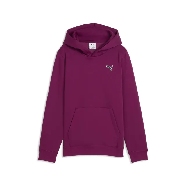 Puma Essentials Elevated felpa ragazzo Fuchsia Glow