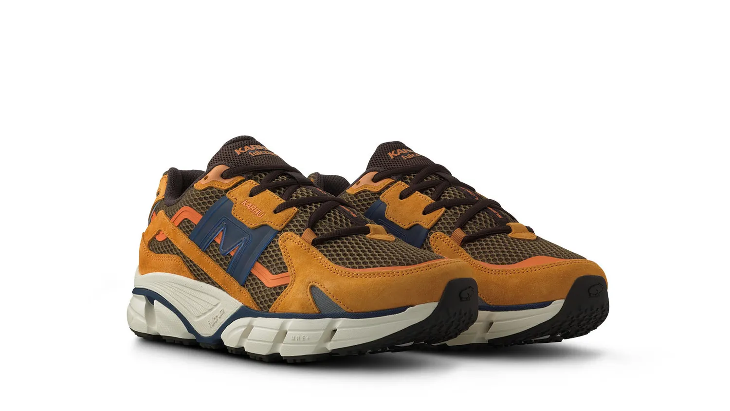 Karhu Super Fulcrum sneakers Nugget Navy Peony scamosciate