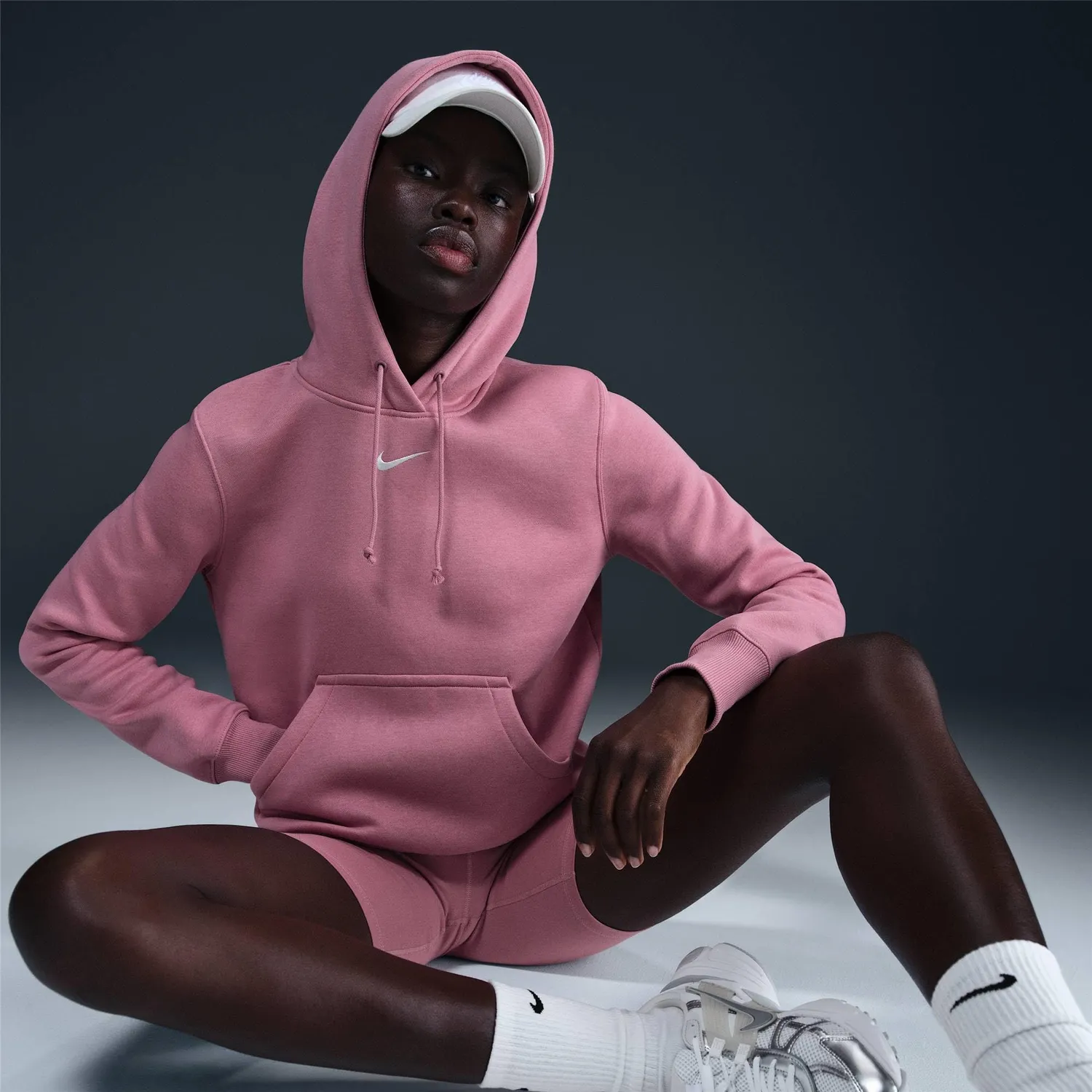 Nike Phoenix Fleece felpa con cappuccio donna morbida