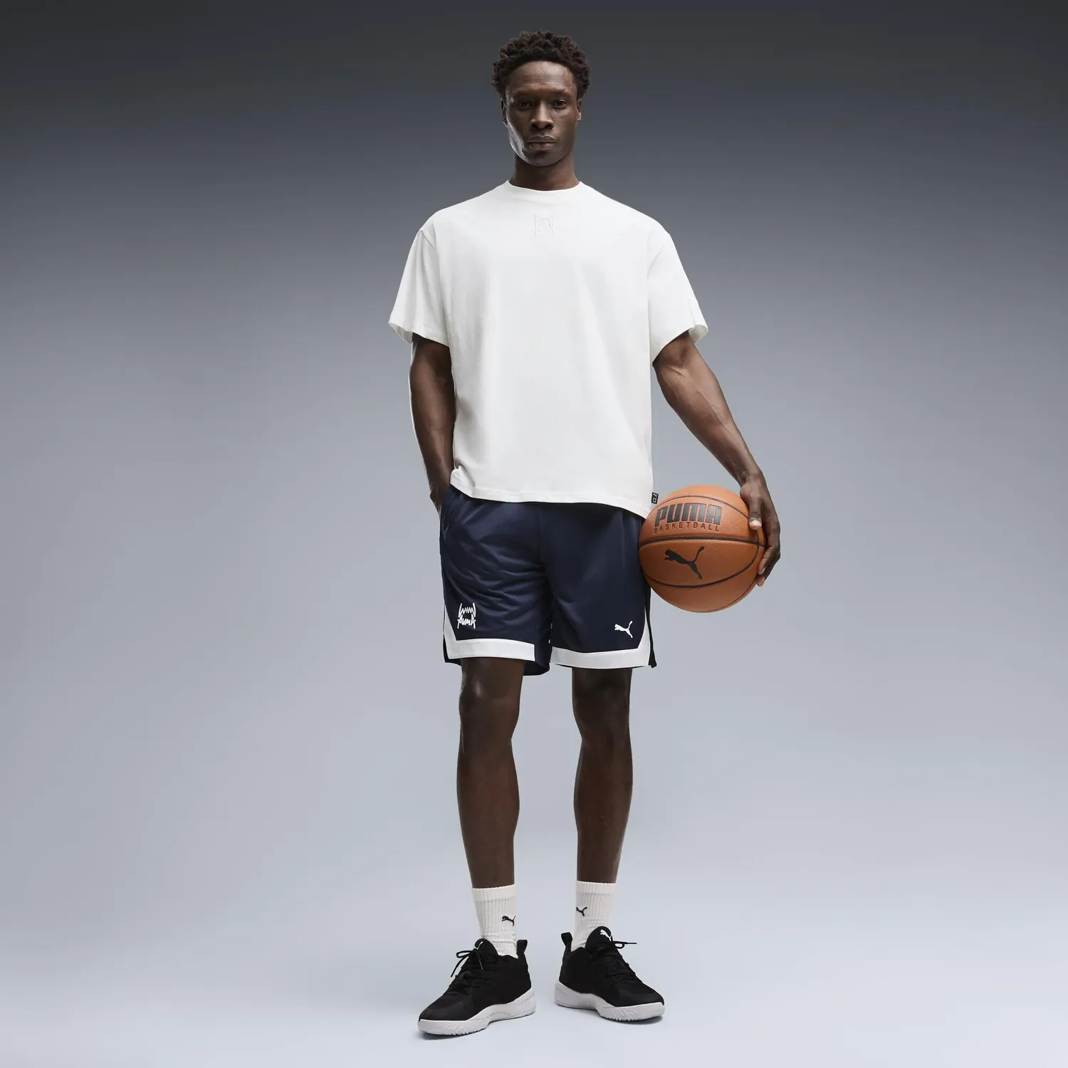 Puma Fundamentals Mesh Short 8in pantaloncini training uomo traspiranti