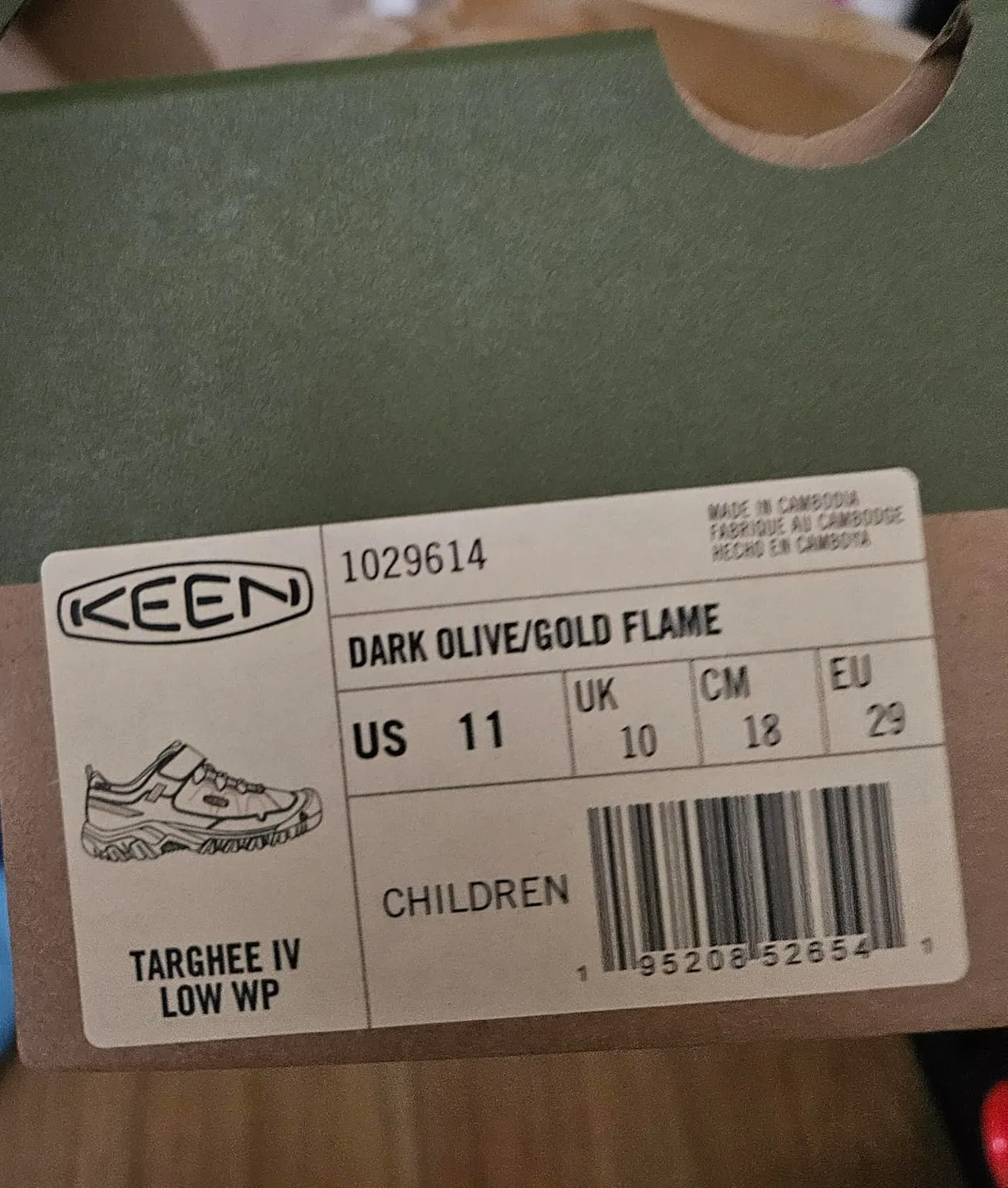 Keen Targhee 4 Scarpe Trekking Bambini Impermeabili