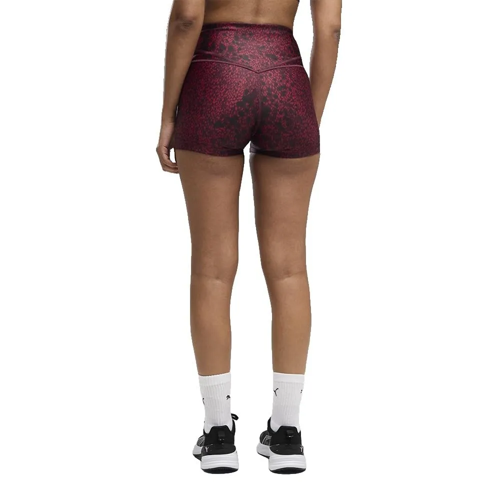 Puma Tropical Speed 3" Pantaloncini Ruby Noir aderenti
