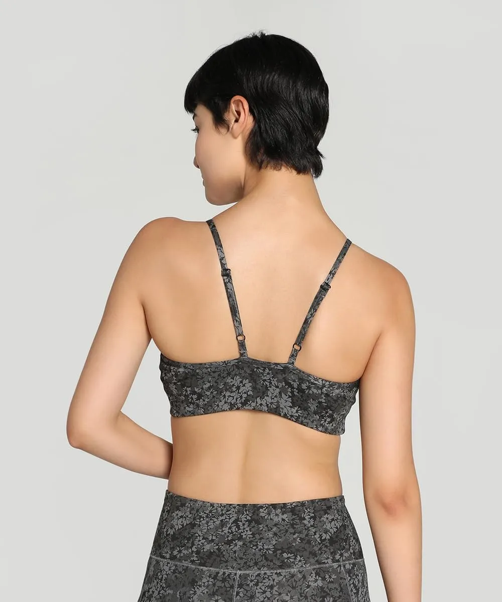 PUMA Move Yogini Bra top donna nero stampa