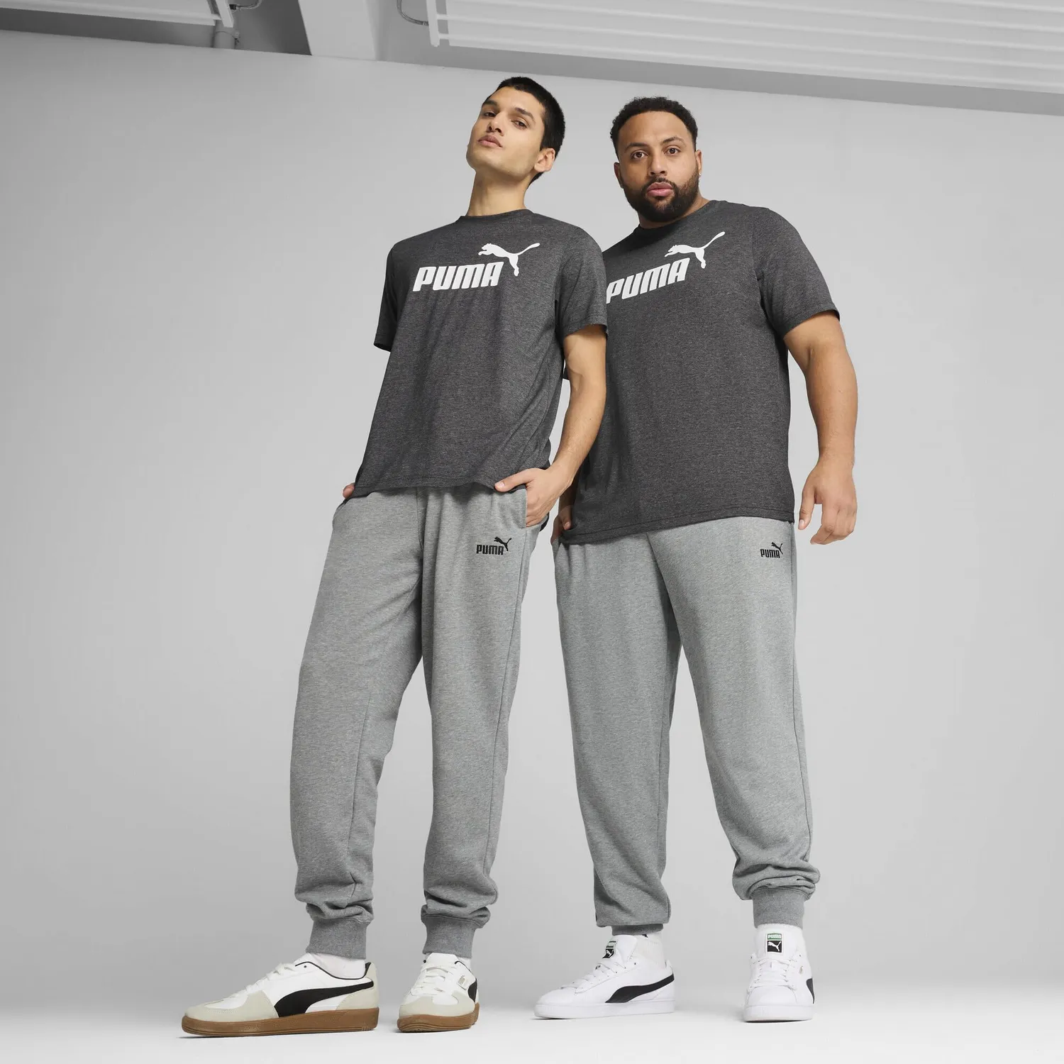 PUMA ESS No.1 Logo TR CL pantaloni tuta grigi taglia S