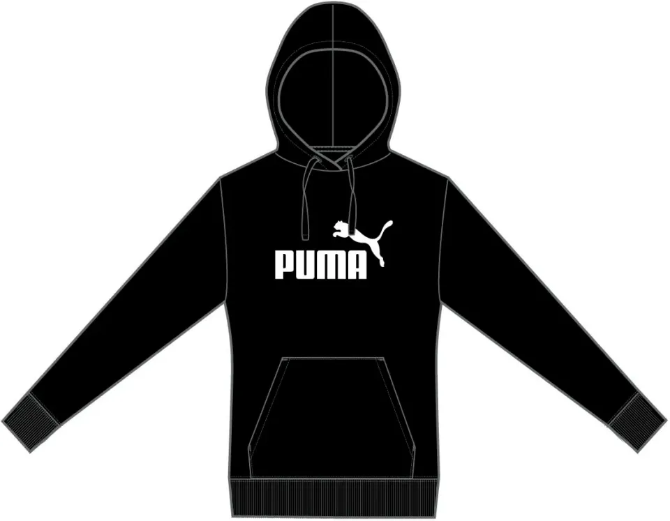 Puma Ess No. 1 Logo Hoodie FL felpa con cappuccio in cotone