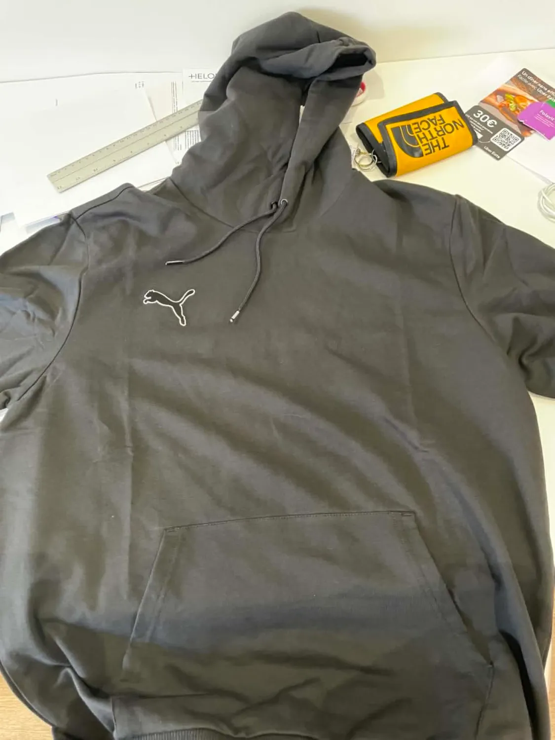 Puma Teamgoal 23 Casuals felpa cappuccio nera