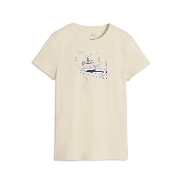 Puma Graphic Slim Sneaker Tee G maglietta bambina stampa