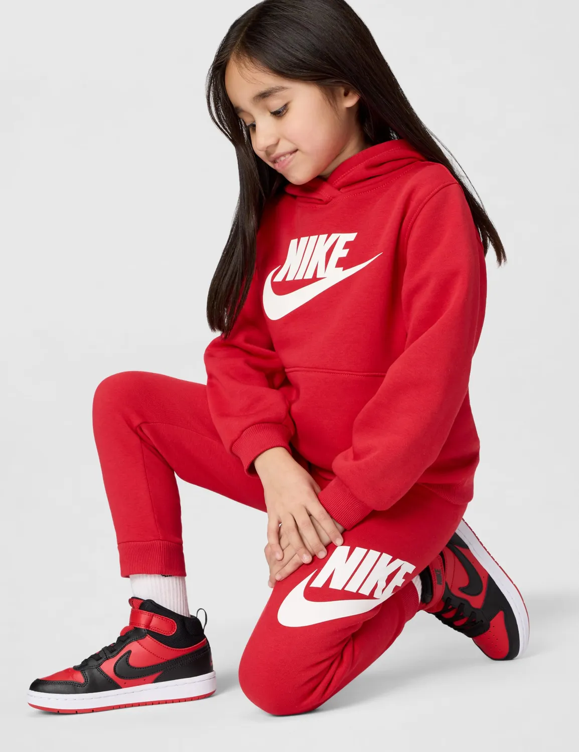 Nike Court Borough Low GS scarpe basket pelle