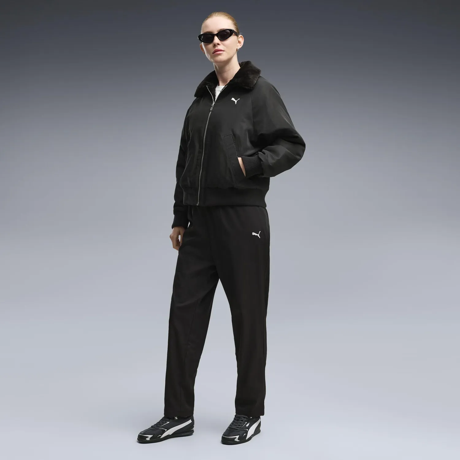 PUMA Ess Woven Pants OP pantaloni donna leggeri taglia S