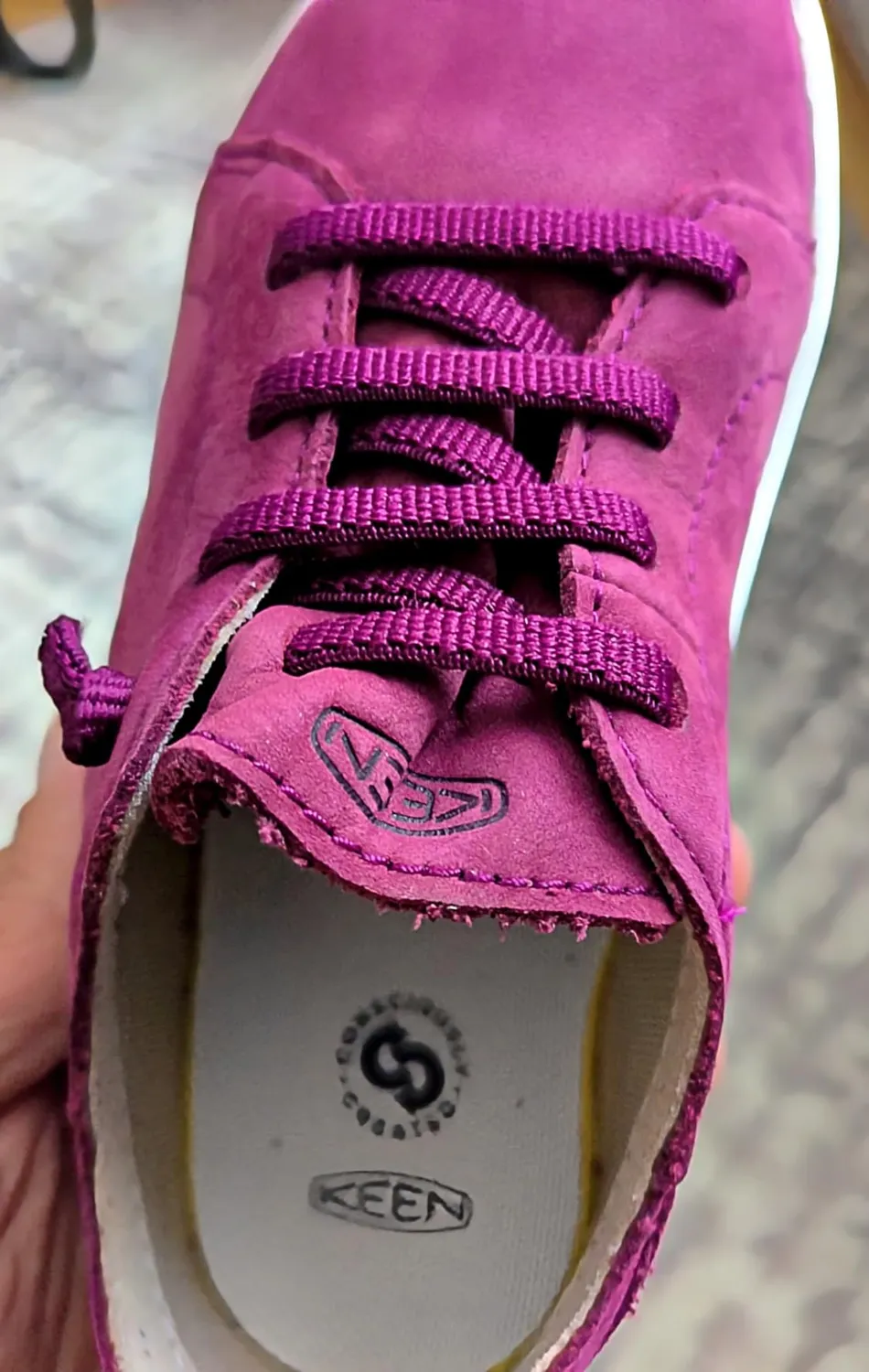 Keen KNX Lace sneakers bambini barefoot pelle leggera