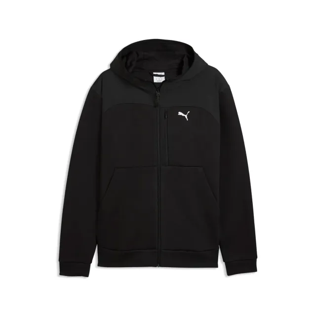PUMA Pumatech Material Mix Full-Zip felpa Puma Black