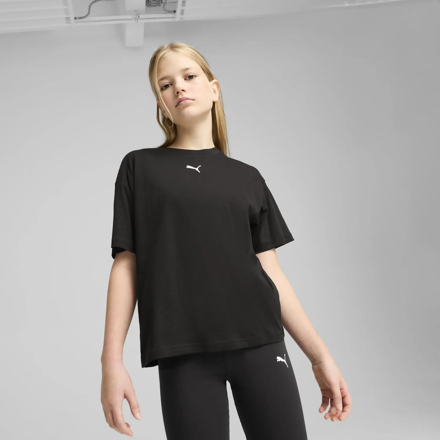 PUMA ESS Boxy Tee G maglietta bambina boxy pacco da 1