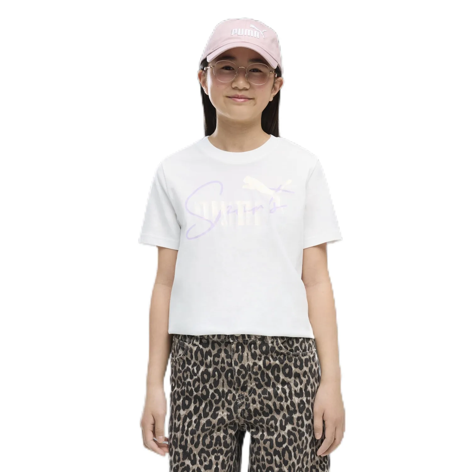 Puma Graphic No. 1 Logo Tee maglietta 152 lilla