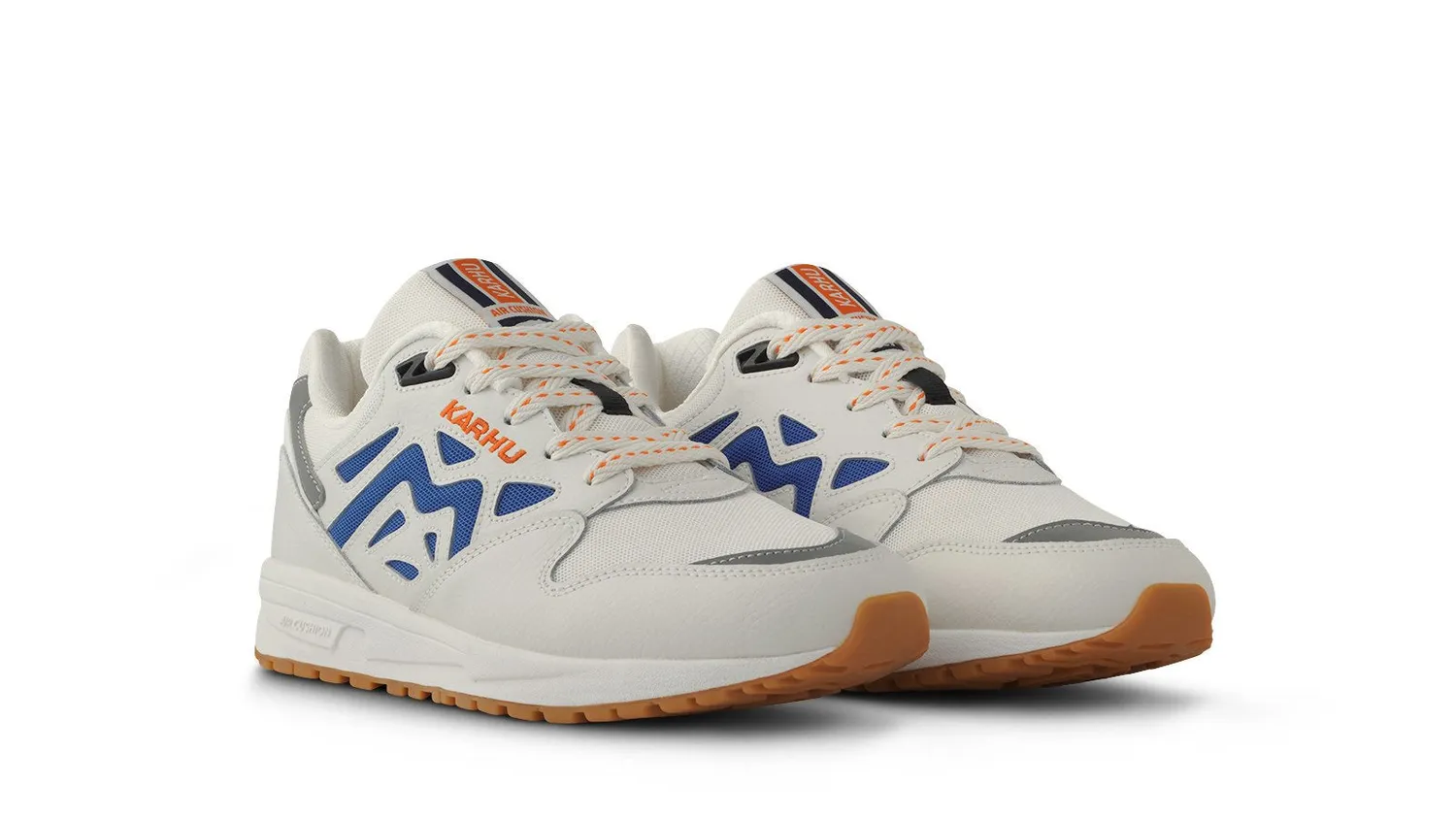 Karhu Legacy 96 sneakers Blanc de Blanc Dazzling Blue pelle