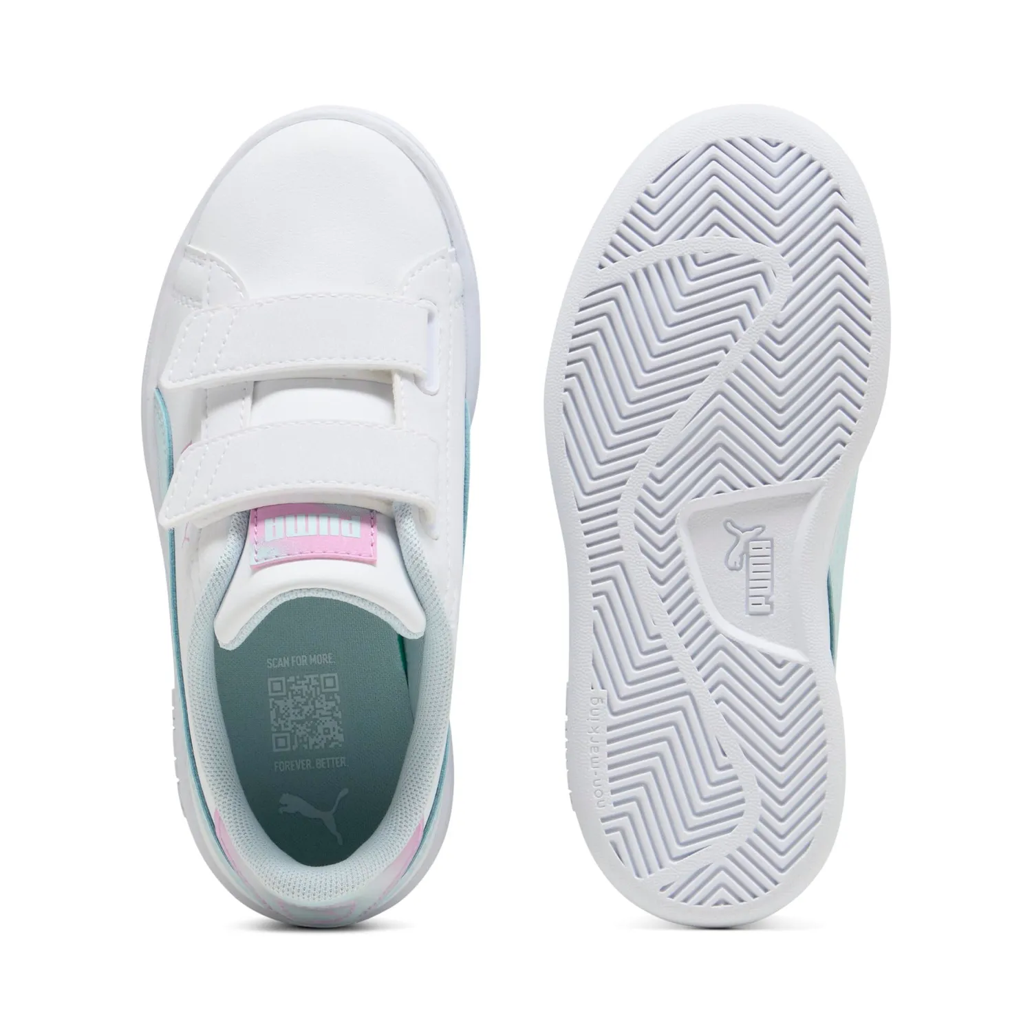 PUMA Smash 3.0 Faded Glow V PS scarpe bambina EU 34
