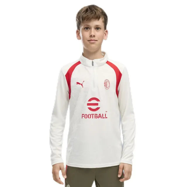 Puma AC Milan Training Top Jr Zip Bambino Tecnico