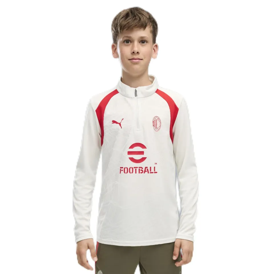 Puma AC Milan Training Top Jr Zip Bambino Tecnico