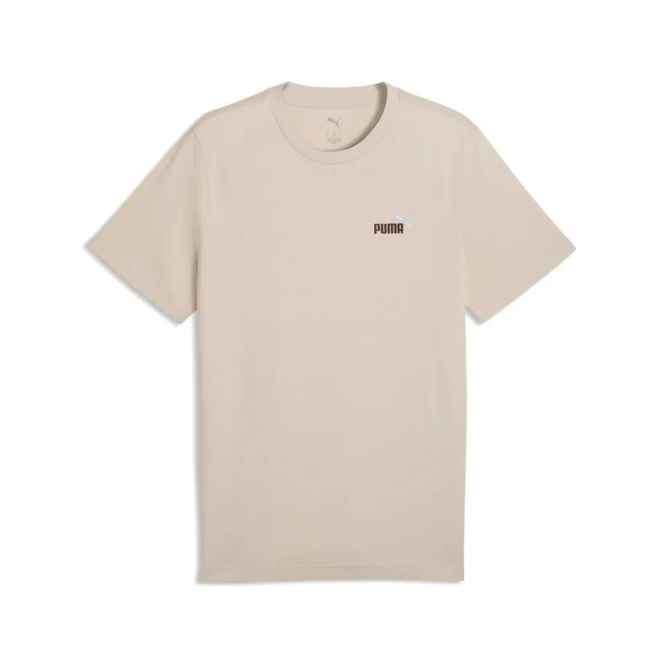 Puma Ess 2 Color Logo Tee maglietta XS grigia