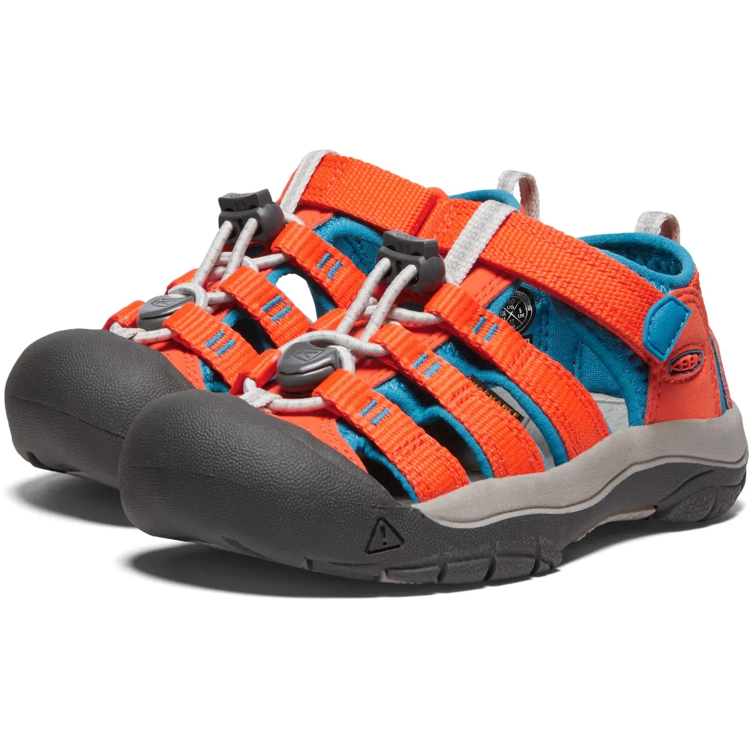 Keen Newport H2 sandali bambini 27/28 EU arancio blu