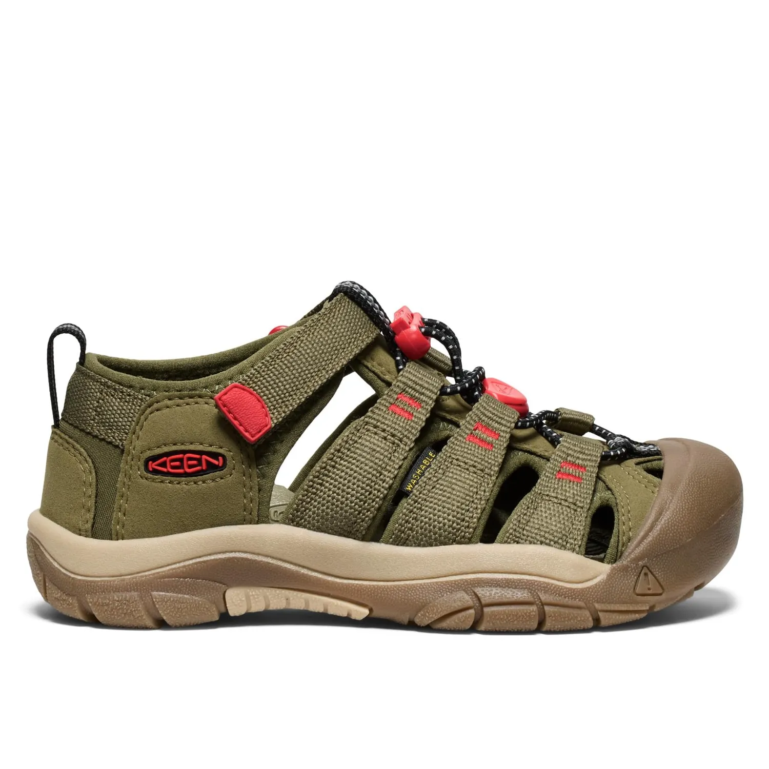 KEEN Newport H2 sandali bimbi verde arancio 4 Big Kid