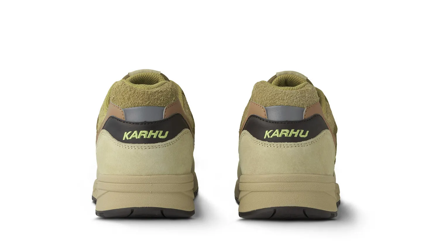 Karhu Legacy 96 sneakers Mojave Desert Wild Lime suede
