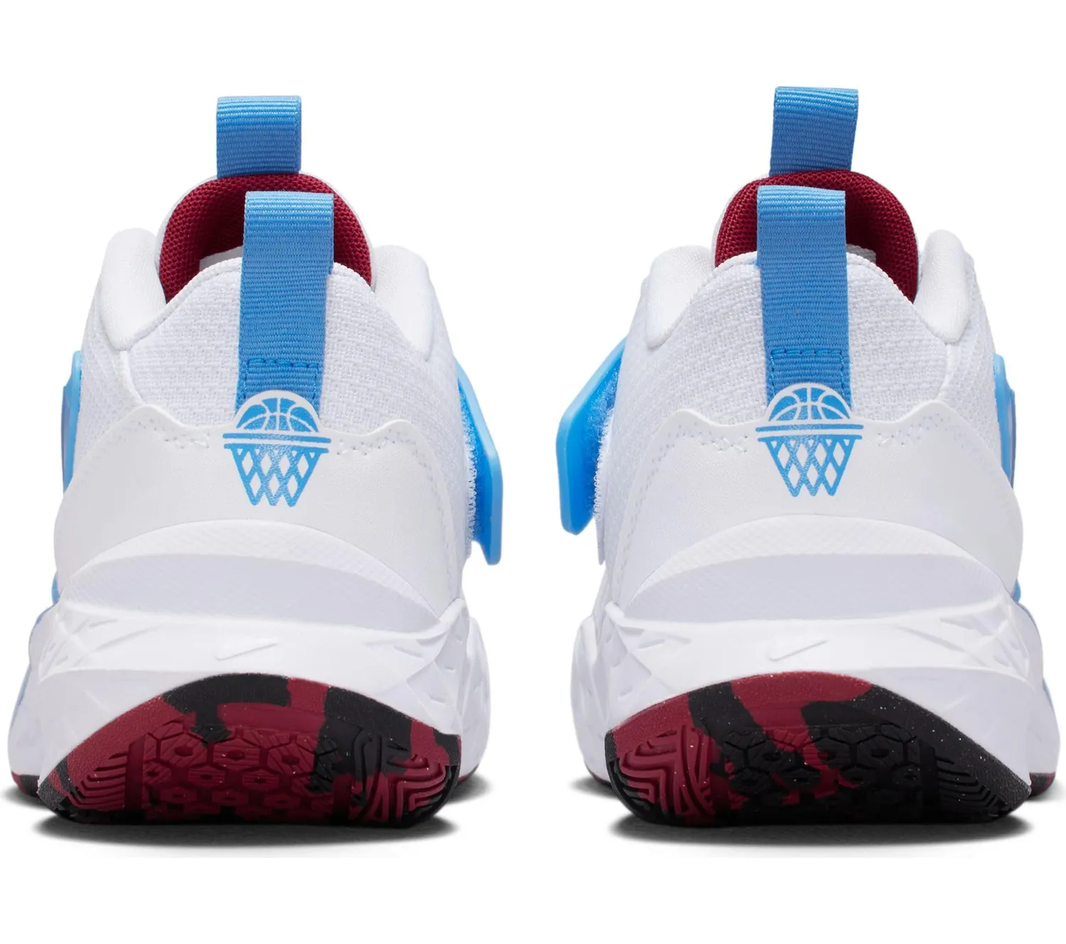 Nike Team Hustle D 12 HF6279 scarpe basket bambino strap