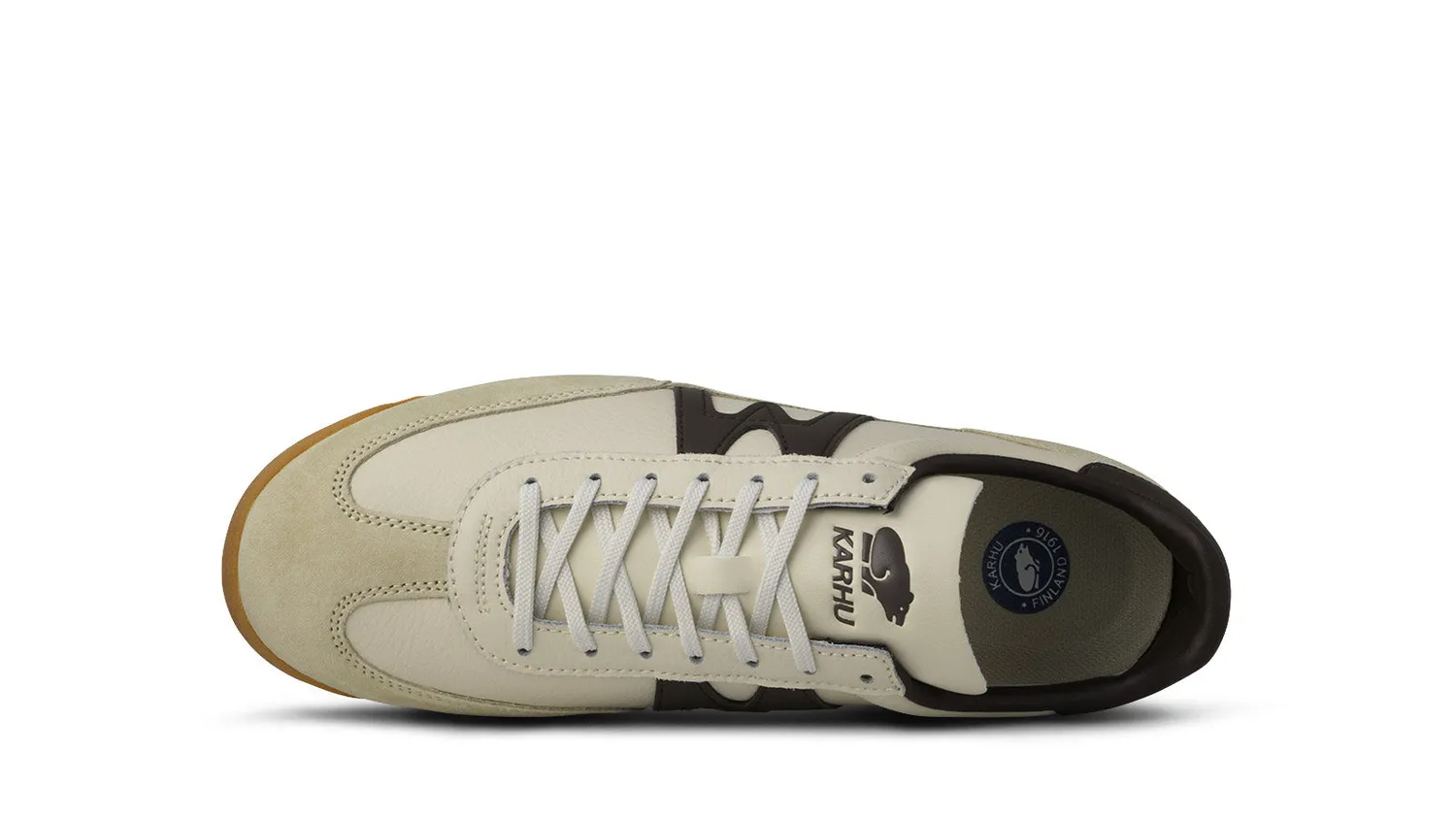 Karhu Mestari 76 sneakers Gravel Chocolate pelle