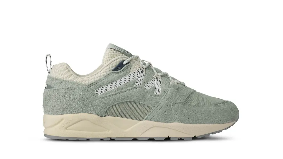 Karhu Fusion 2.0 scarpe Aqua Gray Blanc de Blanc chiare