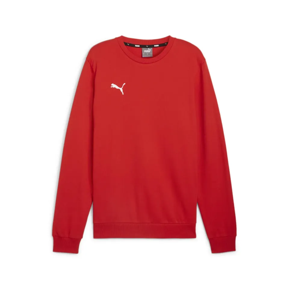 Puma Teamgoal felpa uomo girocollo rossa