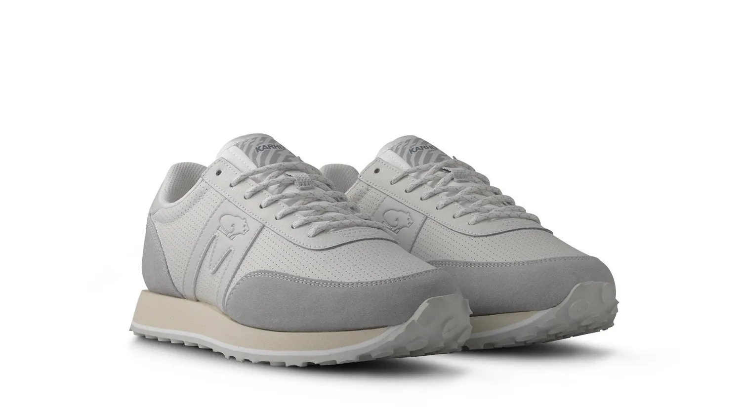 Karhu Albatross Control Dawn Blue Blanc de Blanc sneakers pelle